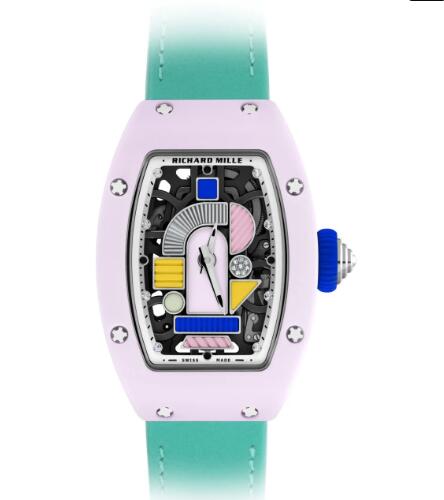 Richard Mille RM 07-01 Automatic Coloured Ceramics Blush Pink Replica Watch RM 07-01